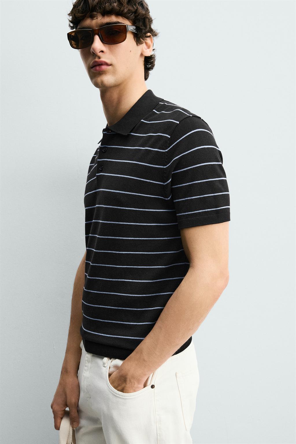 ТРИКОТАЖНОЕ ПОЛО КЛАССИЧЕСКОГО КРОЯ