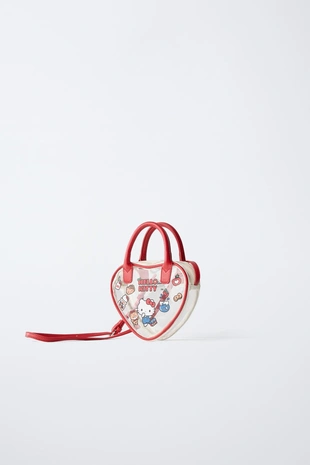 Сумка с плечевым ремнем в форме сердца Hello Kitty © Sanrio- Заказать в России