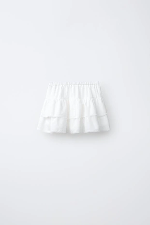 Юбка с воланами и отделкой