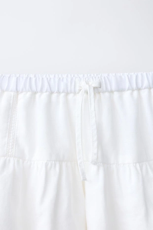 Юбка с воланами и отделкой