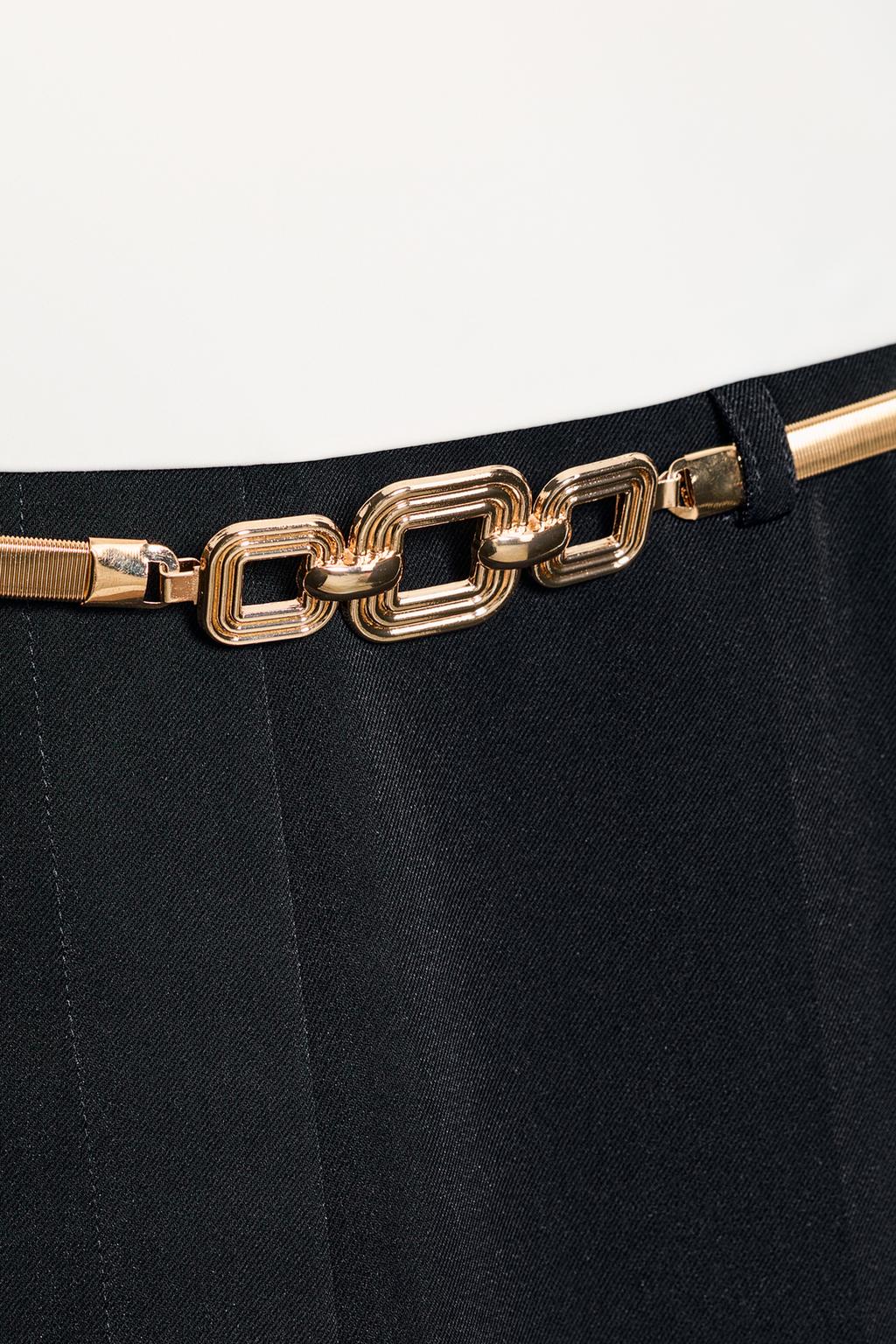 ДЛИННЫЙ КОМБИНЕЗОН ХАЛТЕР С ПОЯСОМ