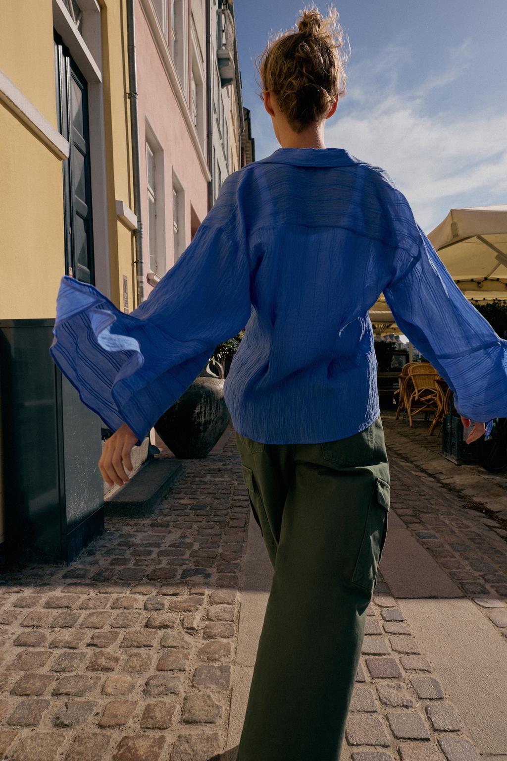 РУБАШКА В ПОЛОСКУ С БАНТАМИ