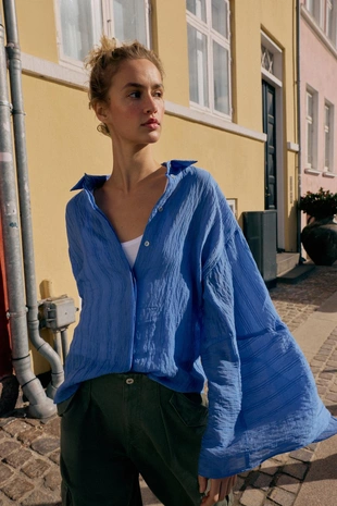 Рубашка в полоску с бантами- Заказать в России