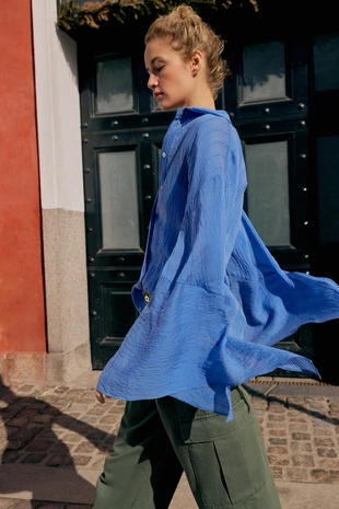 Рубашка в полоску с бантами- Заказать в России