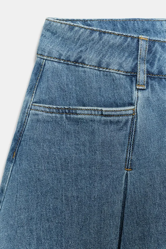КОРОТКАЯ ДЖИНСОВАЯ ЮБКА — коллекция Zara «ZW»