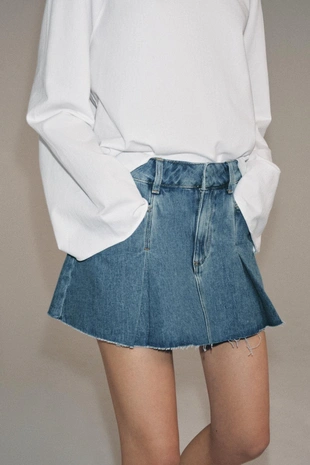 Короткая джинсовая юбка — Zw Collection- Заказать в России