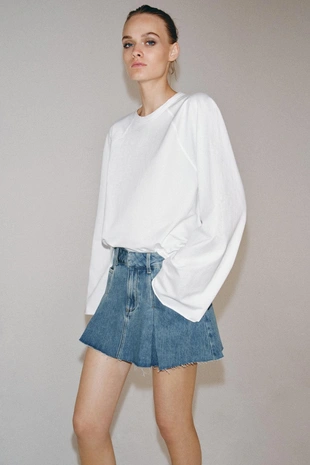 Короткая джинсовая юбка — Zw Collection- Заказать в России