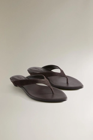 Кожаные сандалии на высоком каблуке- Заказать в России