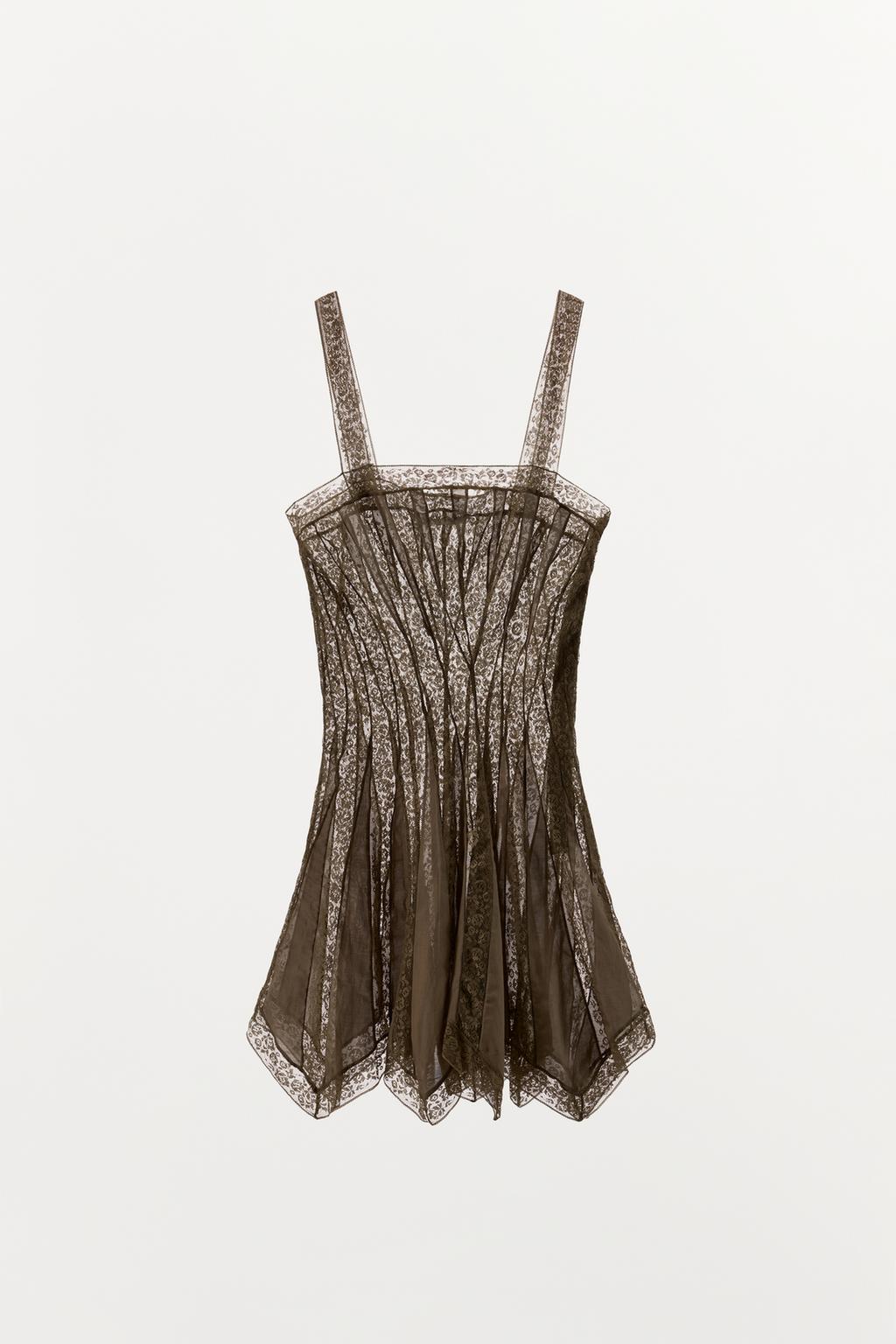 ПЛАТЬЕ НА БРЕТЕЛЯХ С КРУЖЕВОМ — LIMITED EDITION