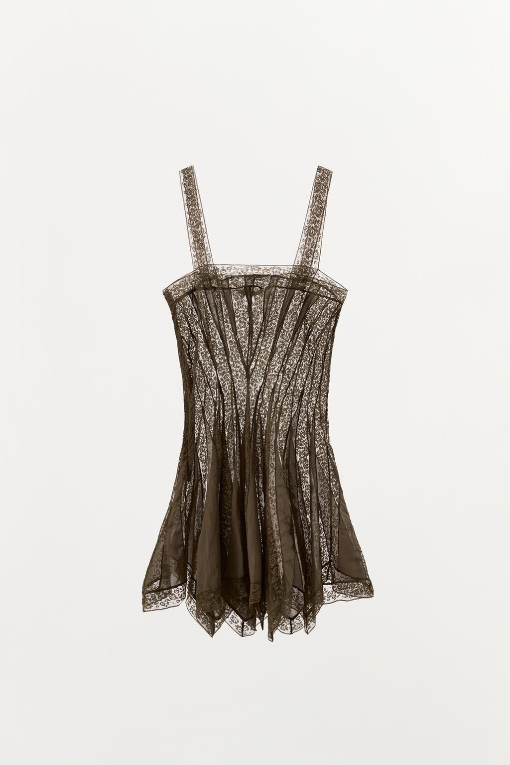 ПЛАТЬЕ НА БРЕТЕЛЯХ С КРУЖЕВОМ — LIMITED EDITION