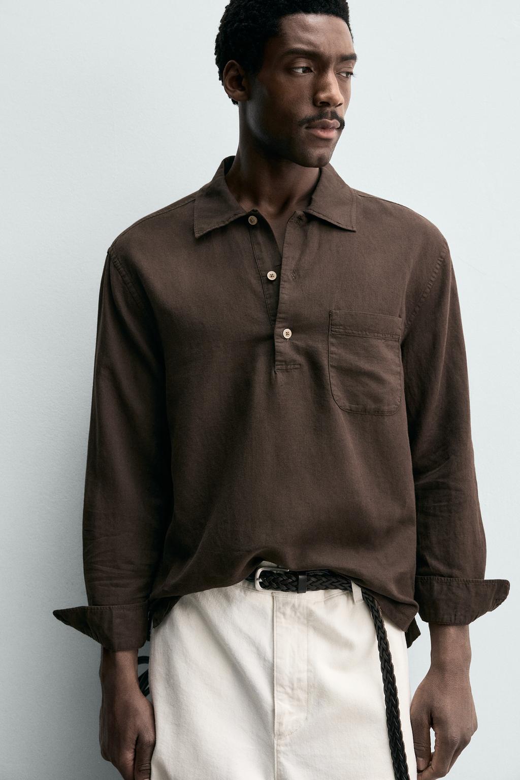 ПОЛО ИЗО ЛЬНА И ХЛОПКА