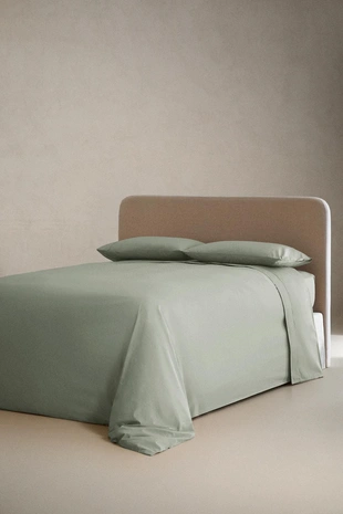 Простынь на резинке percale | 30 см (300 нитей)- Заказать в России