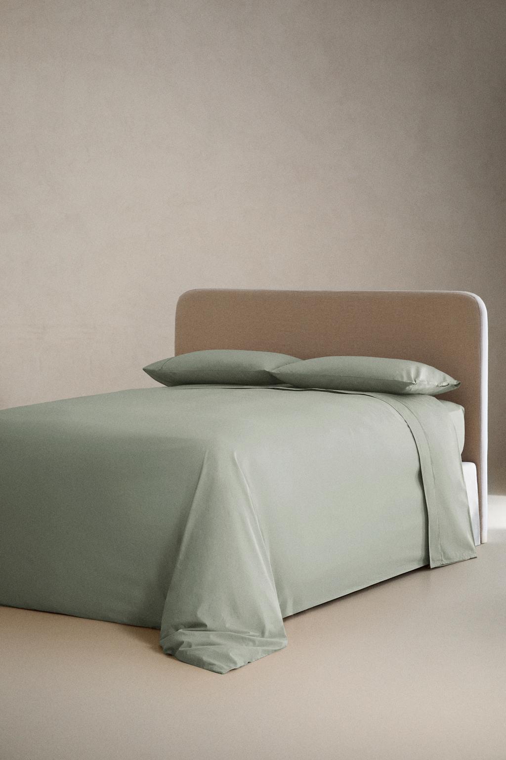 Простынь на резинке percale | 30 см (300 нитей)