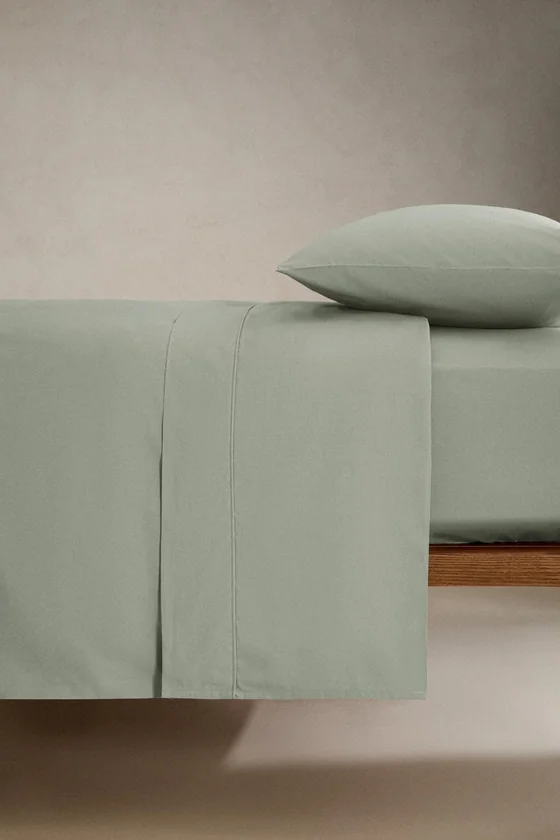 Простынь на резинке percale | 30 см (300 нитей)