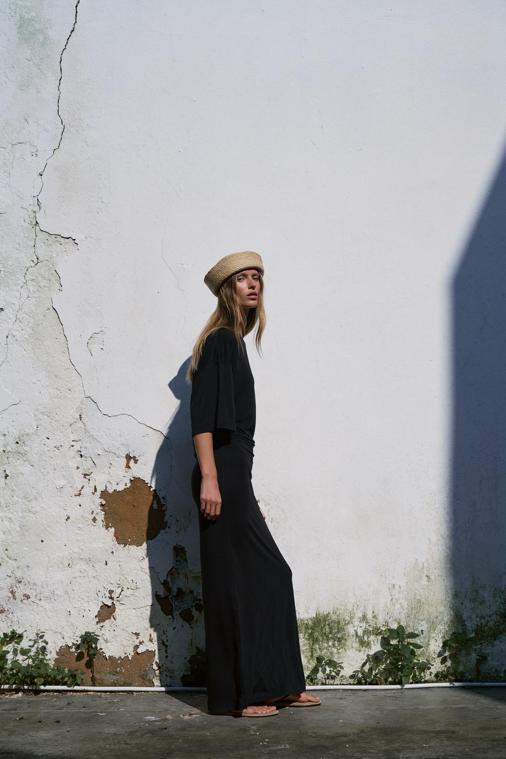 ЮБКА МИДИ ИЗ ТОНКОГО ТРИКОТАЖА