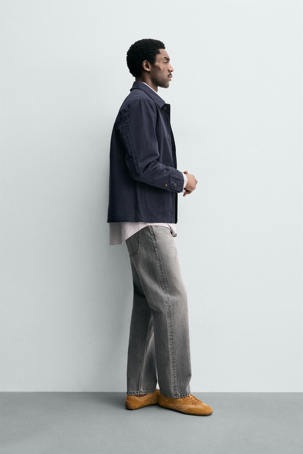 ДЖИНСОВАЯ КУРТКА-РУБАШКА КЛАССИЧЕСКОГО КРОЯ