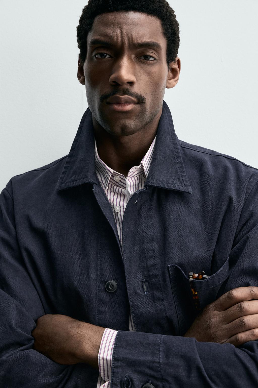 ДЖИНСОВАЯ КУРТКА-РУБАШКА КЛАССИЧЕСКОГО КРОЯ