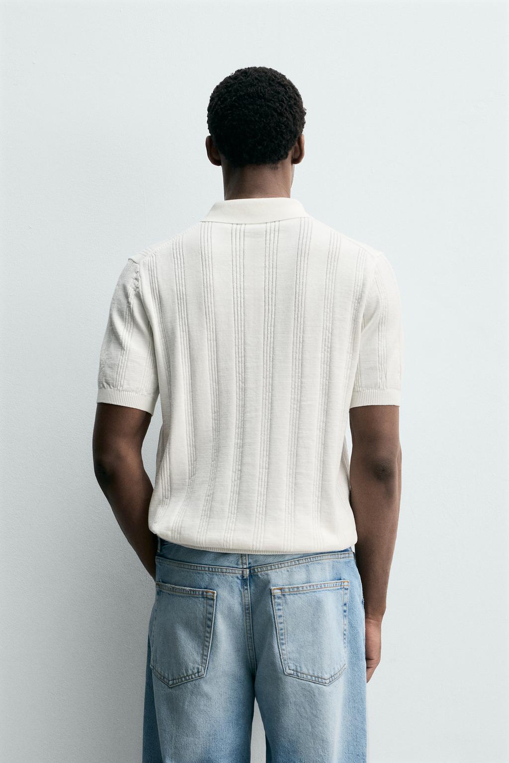 ПОЛО ИЗ РЕЛЬЕФНОГО ТРИКОТАЖА