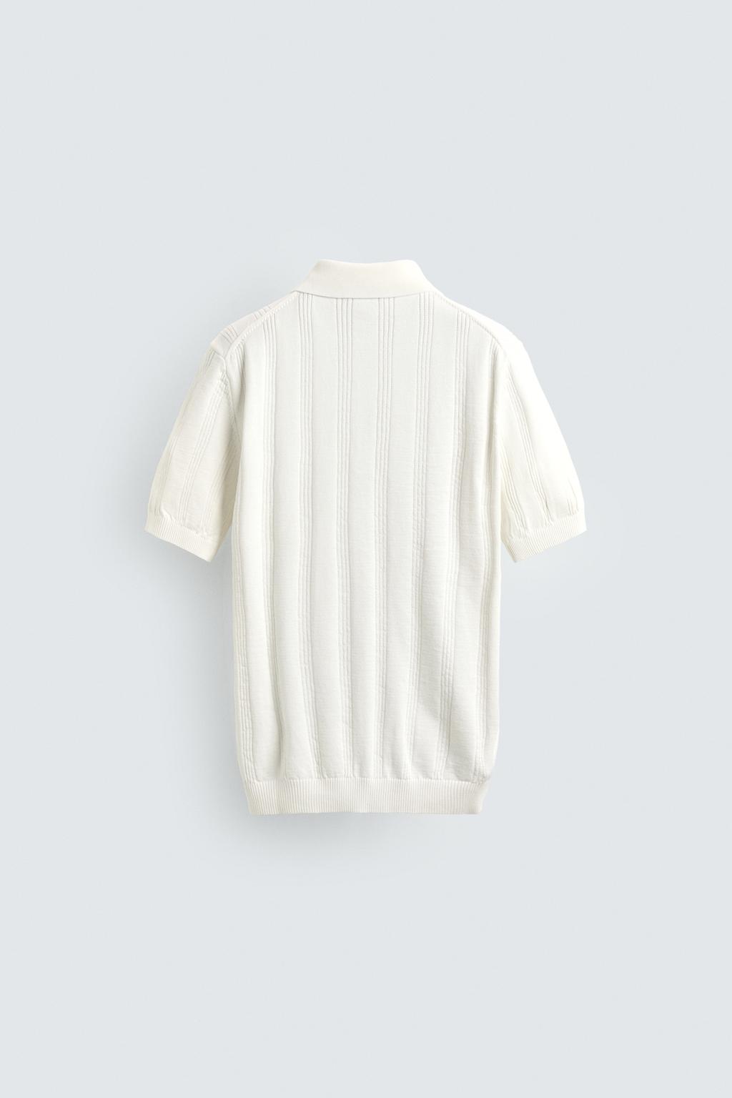 ПОЛО ИЗ РЕЛЬЕФНОГО ТРИКОТАЖА