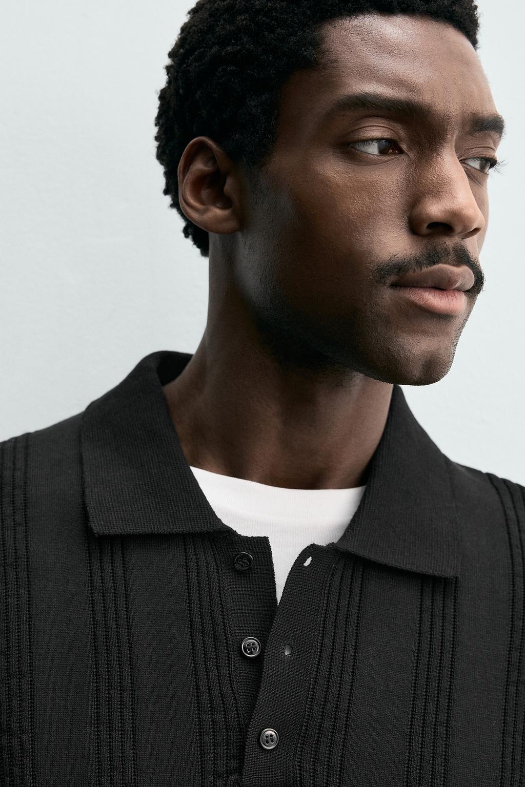 ПОЛО ИЗ РЕЛЬЕФНОГО ТРИКОТАЖА