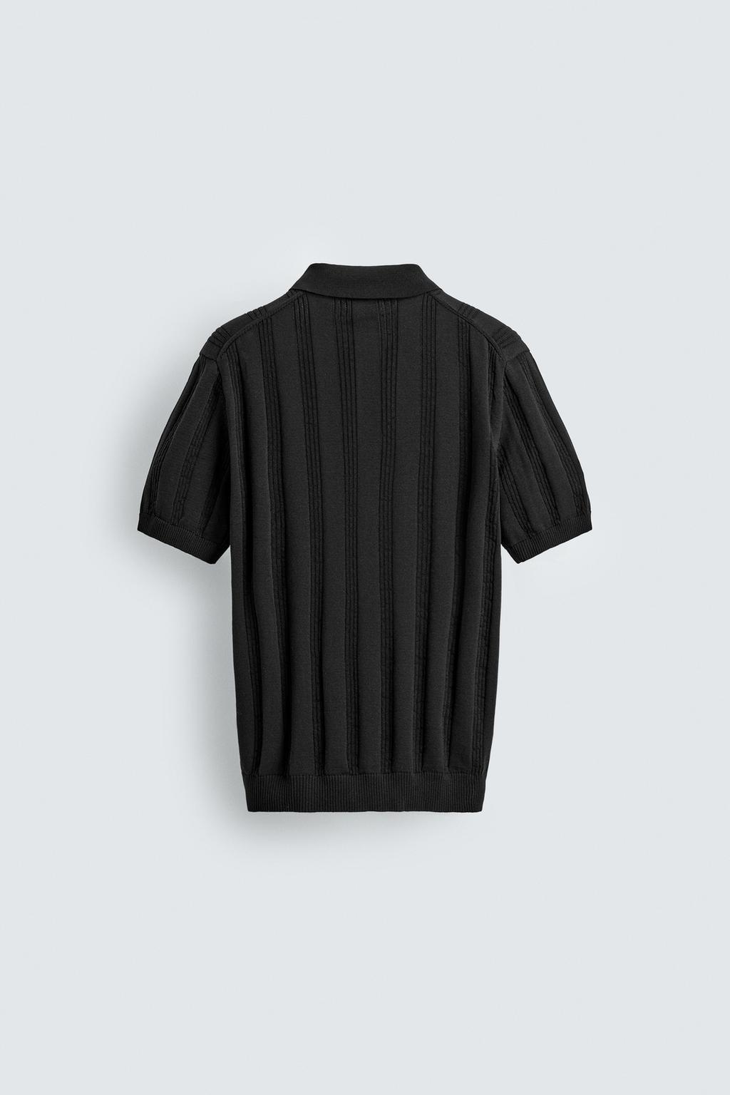 ПОЛО ИЗ РЕЛЬЕФНОГО ТРИКОТАЖА