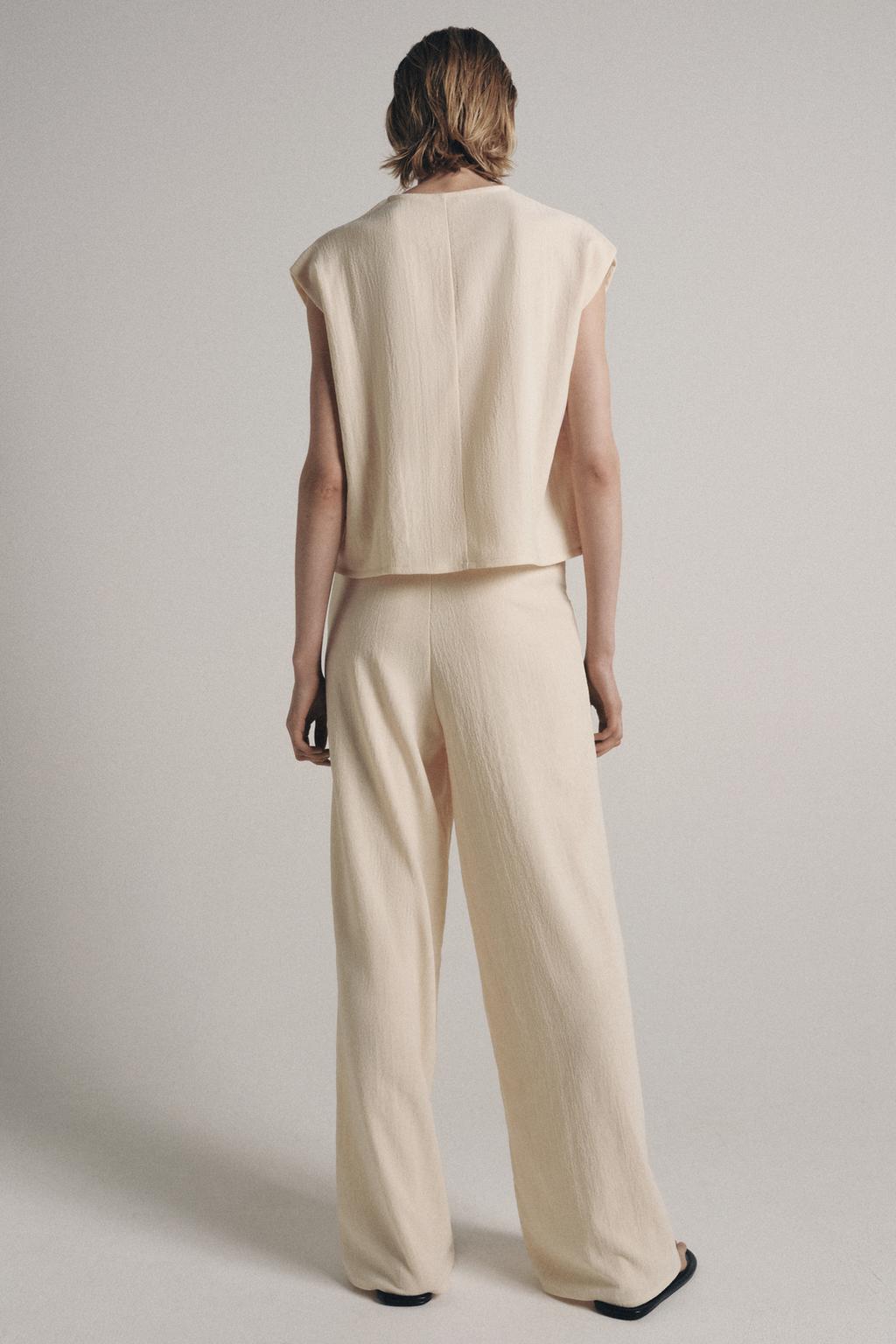 БРЮКИ ПРЯМОГО КРОЯ В СТИЛЕ РУСТИК