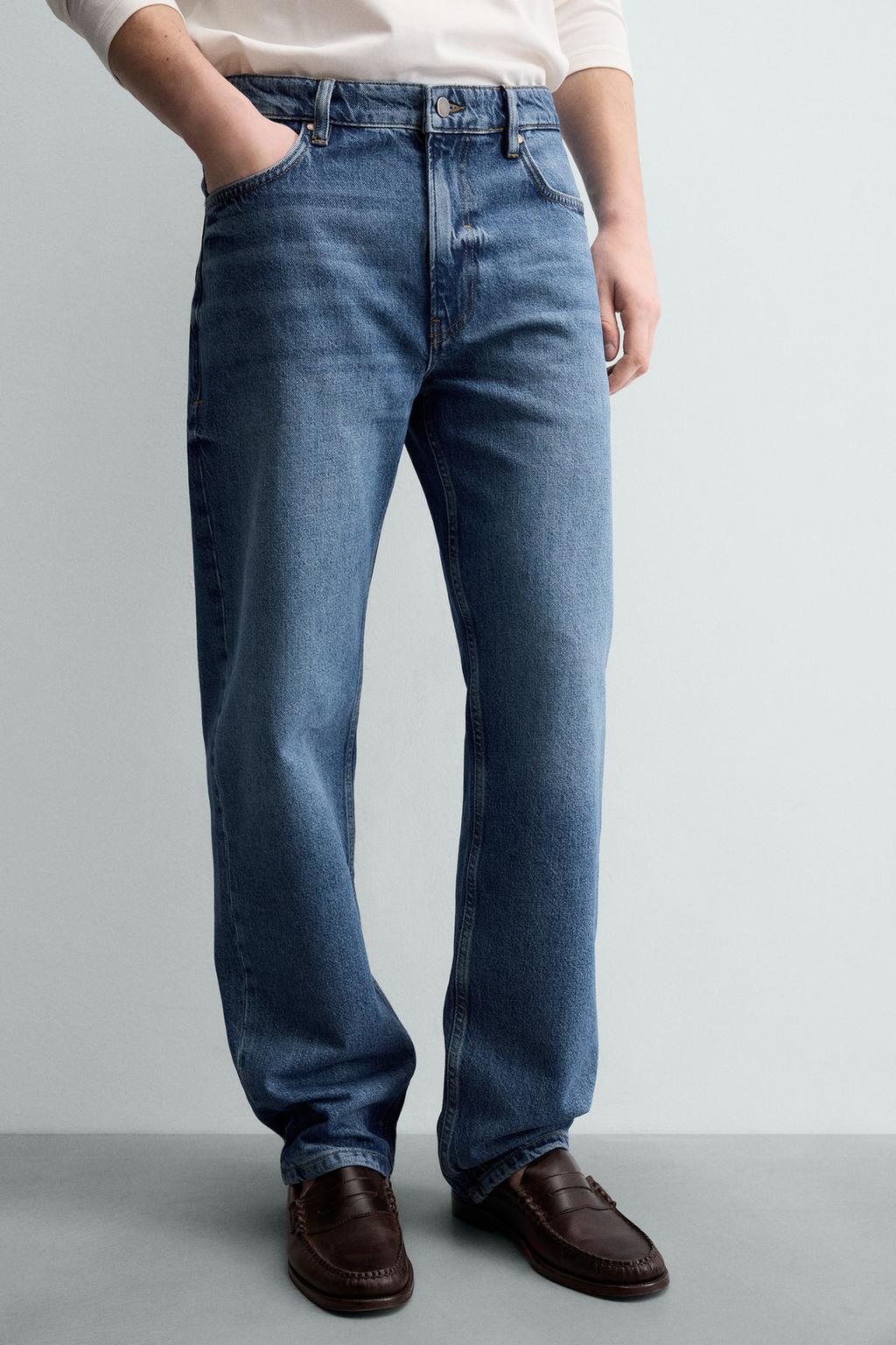 ДЖИНСЫ прямого кроя ИЗ ХЛОПКА И ЛИОЦЕЛЛА