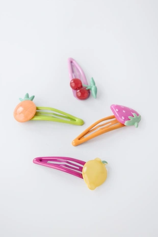 Набор из 4 заколок для волос «фрукты»- Заказать в России