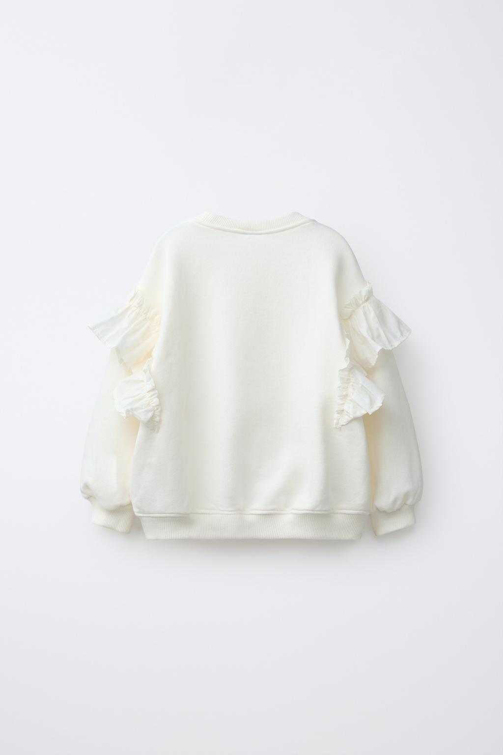 ТОЛСТОВКА В РОМАНТИЧЕСКОМ СТИЛЕ С ВОЛАНАМИ