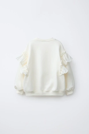 Толстовка в романтическом стиле с воланами- Заказать в России