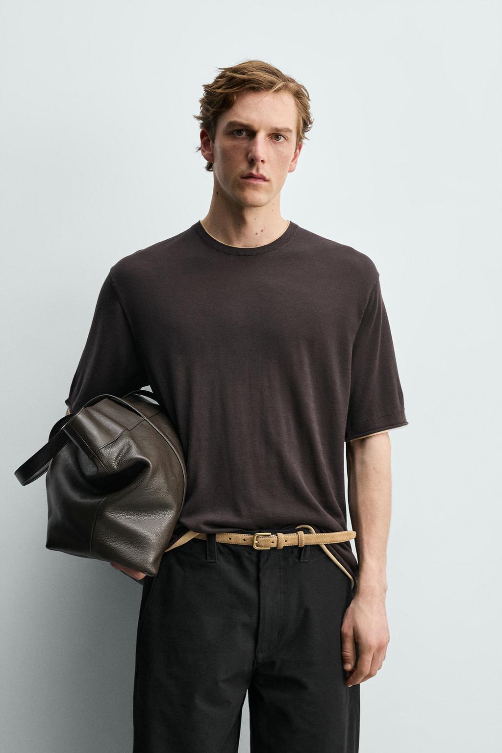 ФУТБОЛКА С КОНТРАСТНОЙ ОТДЕЛКОЙ