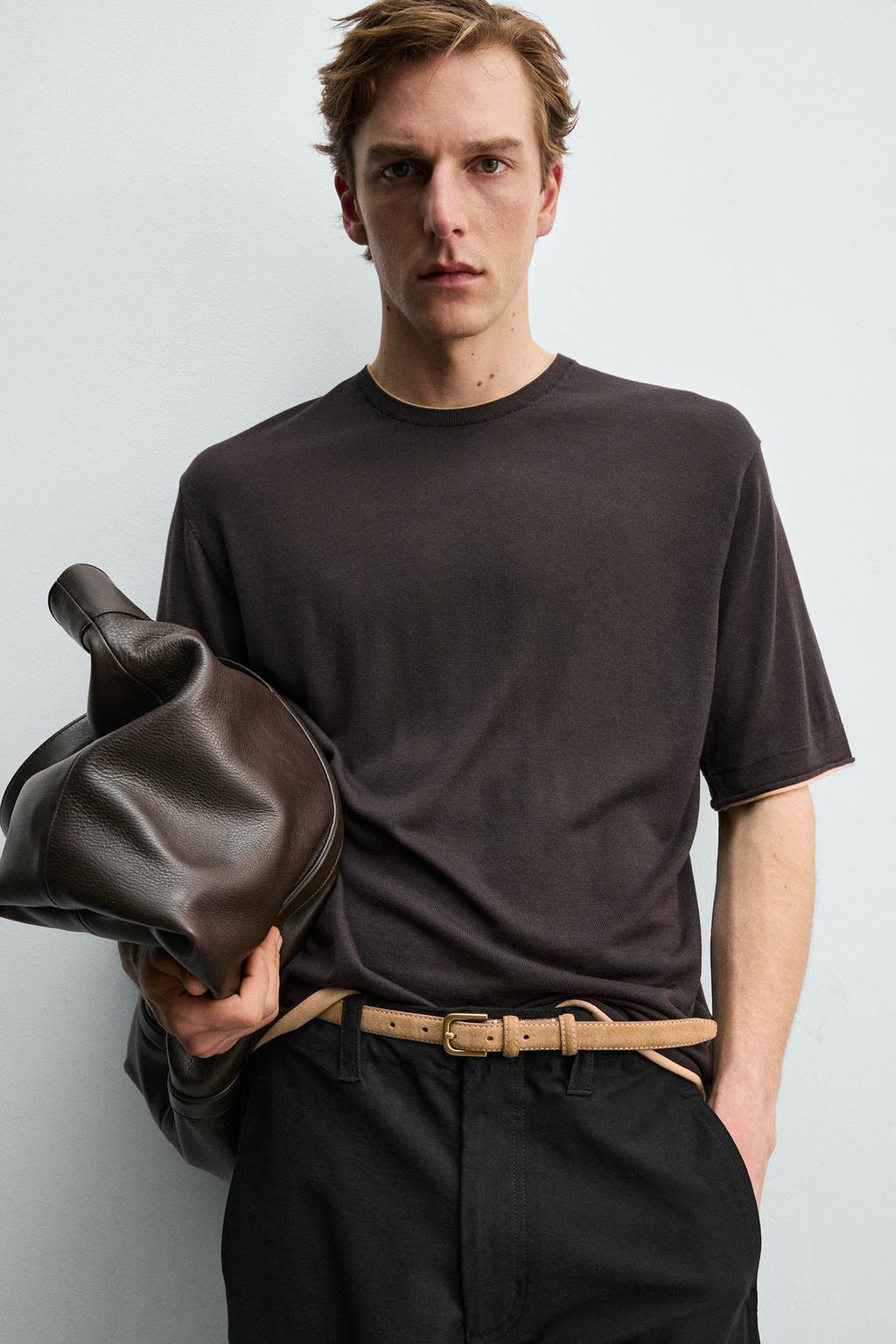 ФУТБОЛКА С КОНТРАСТНОЙ ОТДЕЛКОЙ