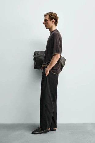 Футболка с контрастной отделкой- Заказать в России