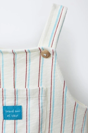 Длинный комбинезон в полоску- Заказать в России