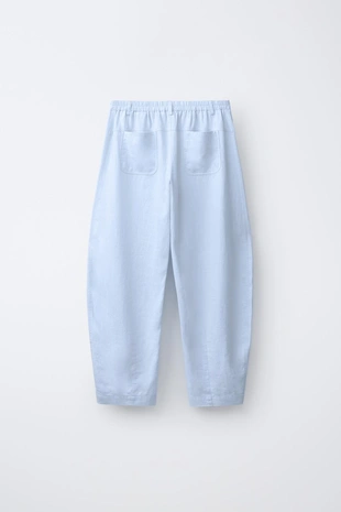 Брюки Barrel из льна