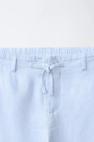 Брюки Barrel из льна