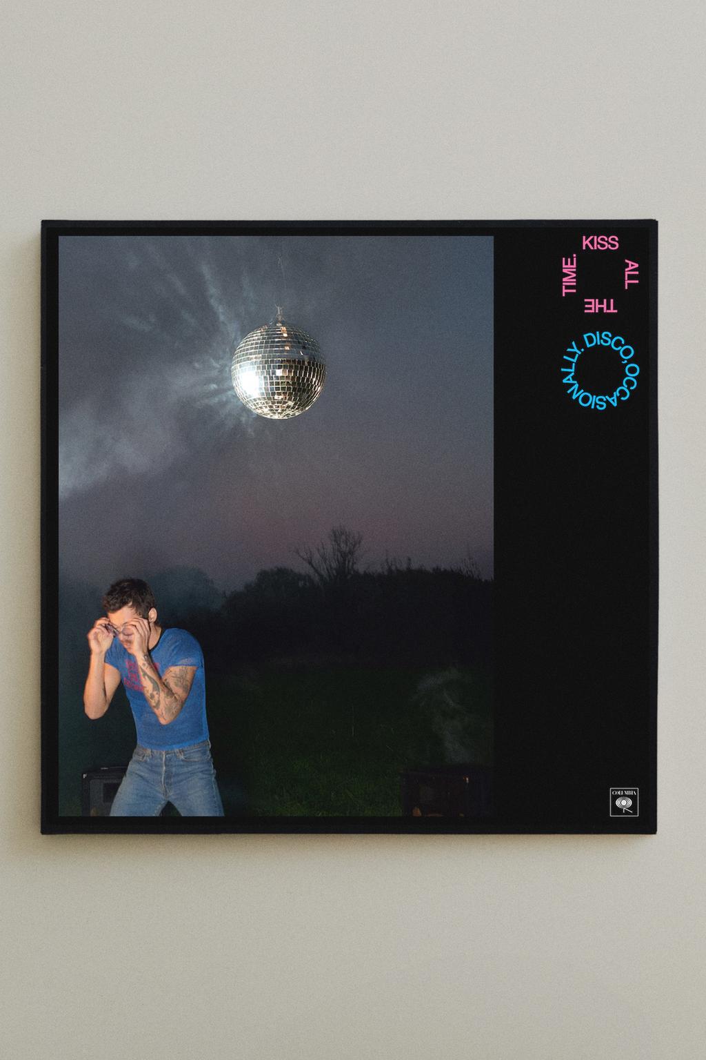 Виниловая пластинка гарри стайлз: поцелуй все время. диско, время от времени