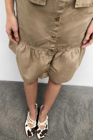 Балетки с анималистическим узором и ремешками- Заказать в России