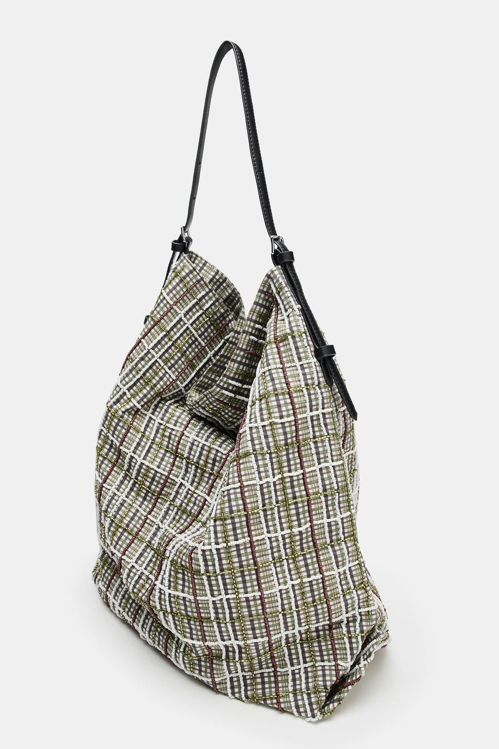 СУМКА-ШОПЕР С АППЛИКАЦИЯМИ И БЛЕСТКАМИ