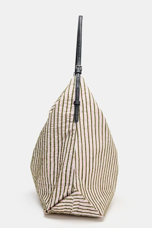 Сумка-шопер с аппликациями и блестками