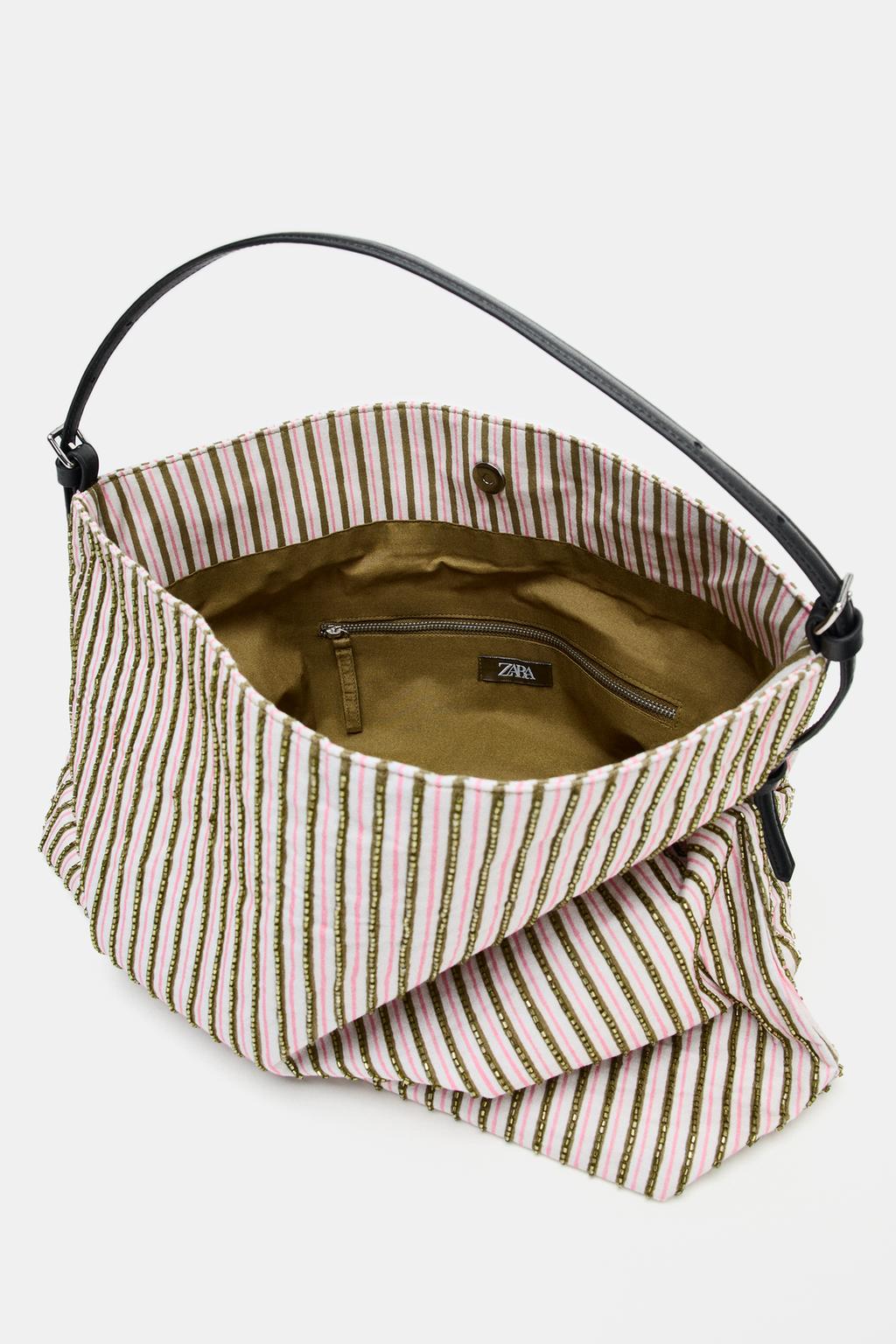 СУМКА-ШОПЕР С АППЛИКАЦИЯМИ И БЛЕСТКАМИ