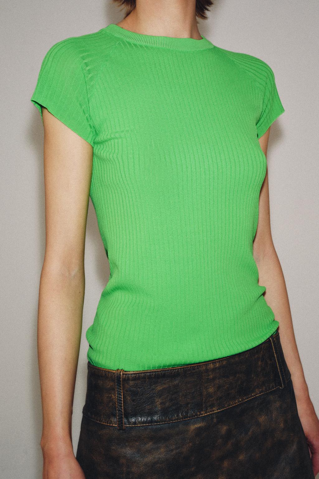 ТОП В РУБЧИК С КОРОТКИМ РУКАВОМ