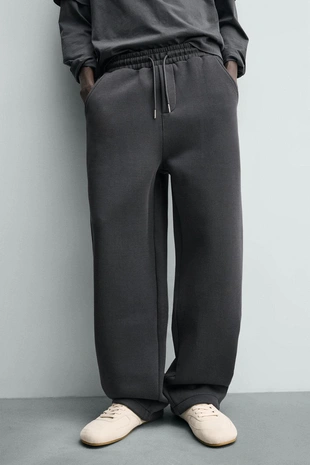 Мягкие джоггеры с эффектом потертости- Заказать в России