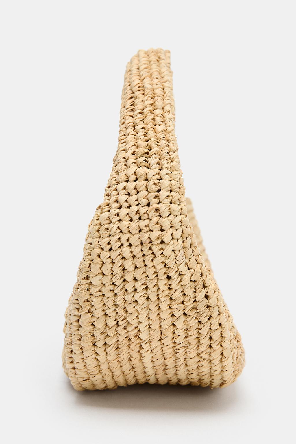 СУМКА-КЛАТЧ ИЗ РАФИИ