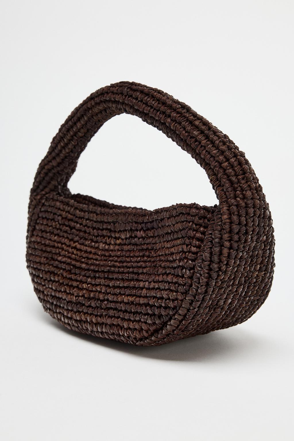 СУМКА-КЛАТЧ ИЗ РАФИИ