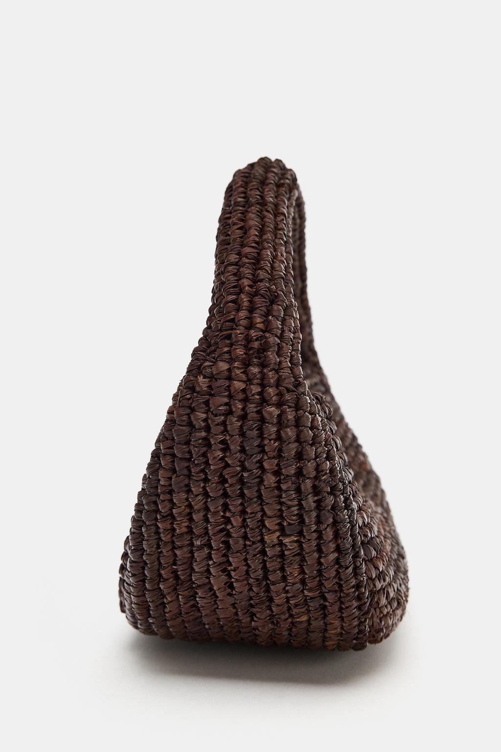 СУМКА-КЛАТЧ ИЗ РАФИИ