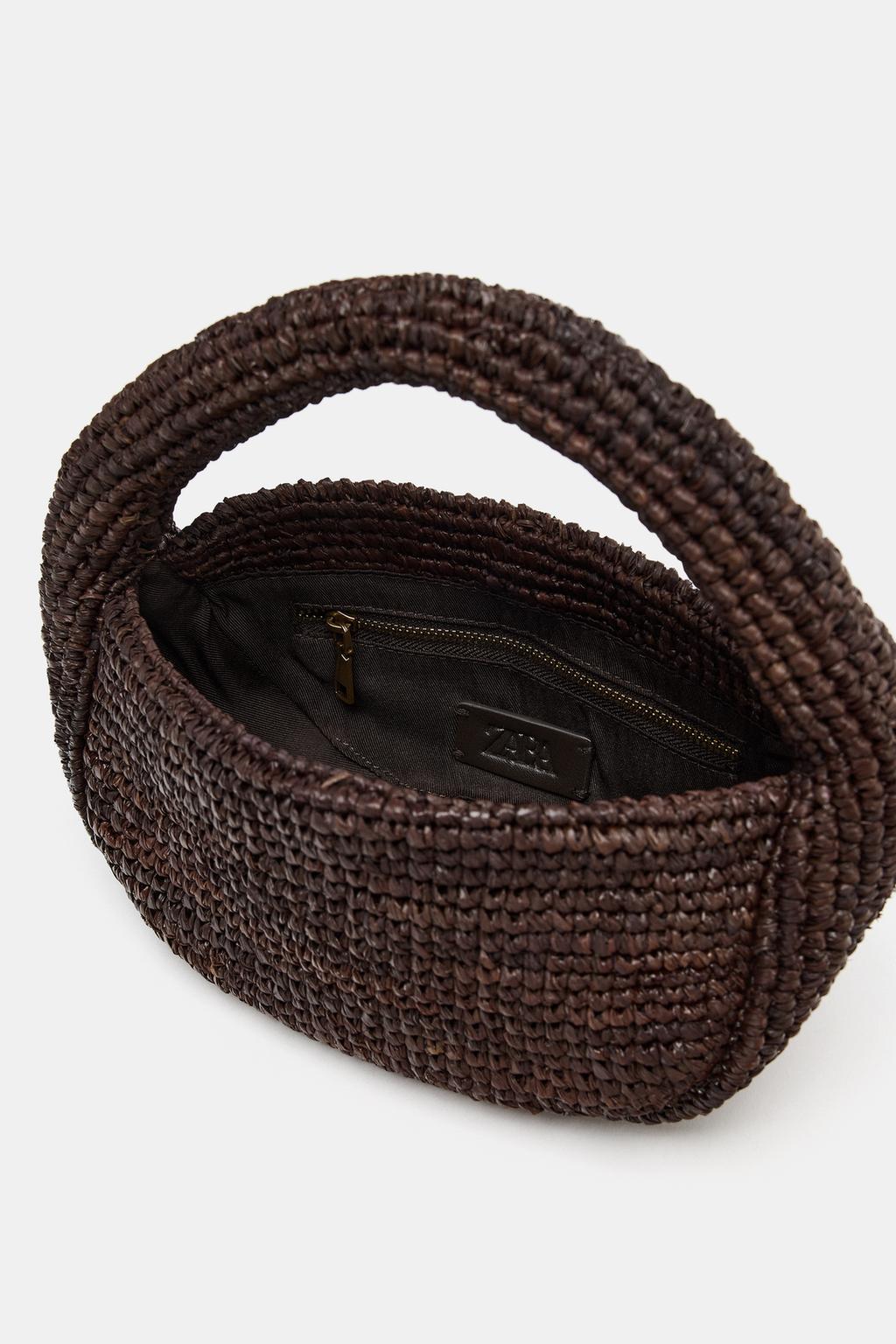 СУМКА-КЛАТЧ ИЗ РАФИИ