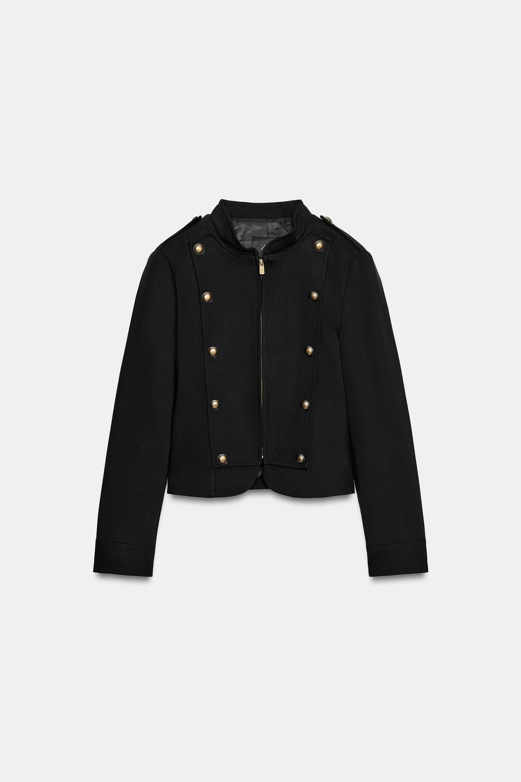 ПРИТАЛЕННЫЙ БЛЕЙЗЕР С ПУГОВИЦАМИ