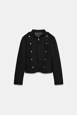 Приталенный блейзер с пуговицами- Заказать в России