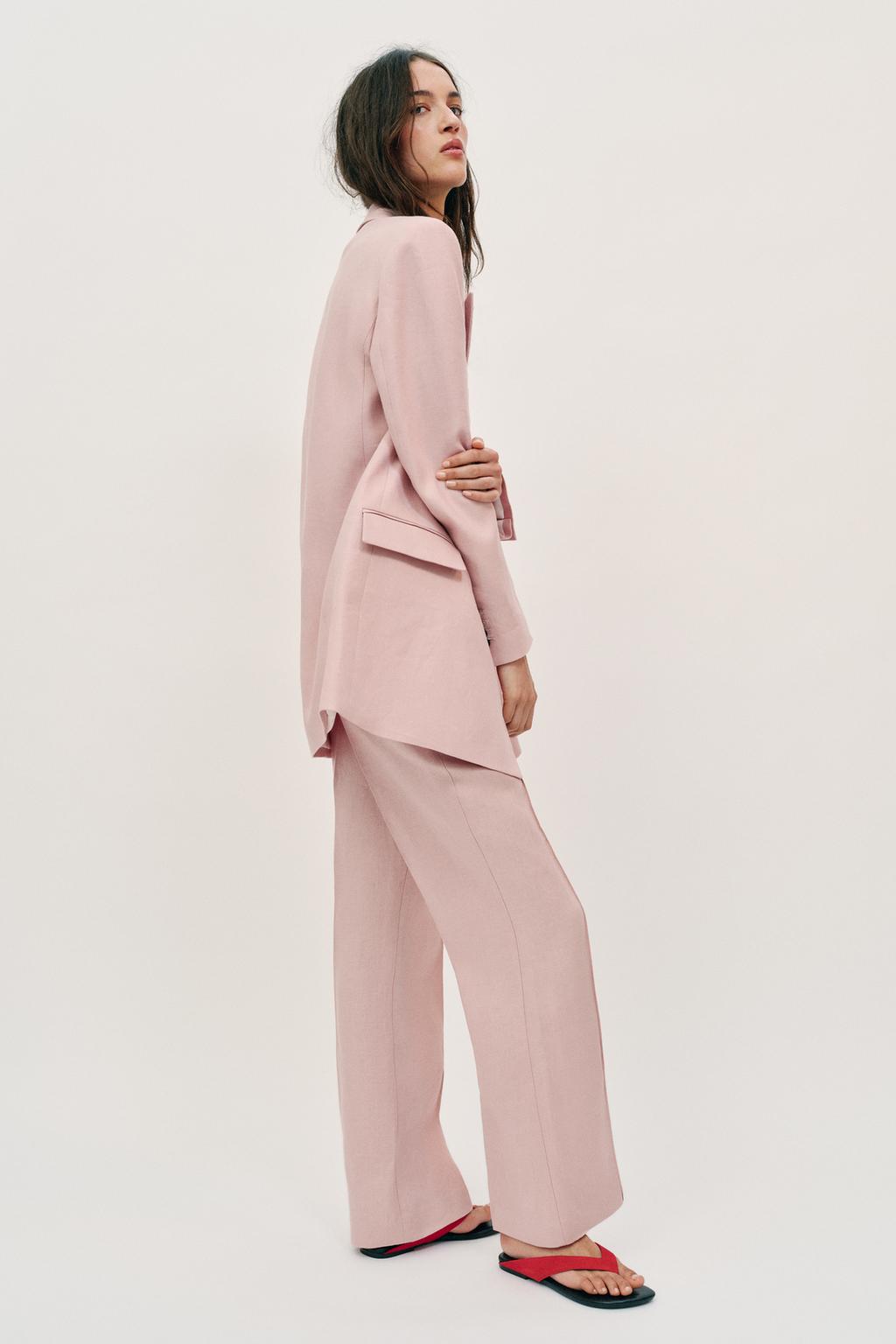 ДВУБОРТНЫЙ БЛЕЙЗЕР ИЗ 100% ЛЬНА